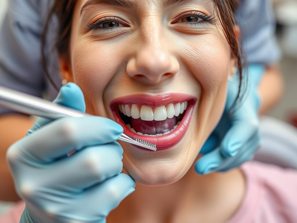 professional teeth cleaningфото