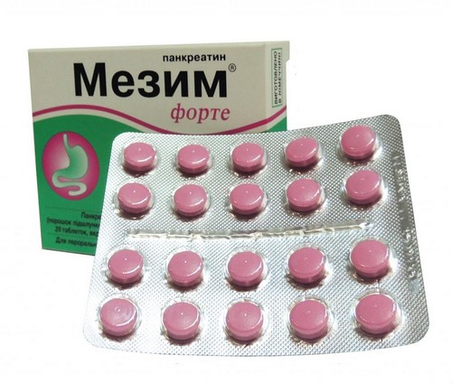 Таблетки Мезима