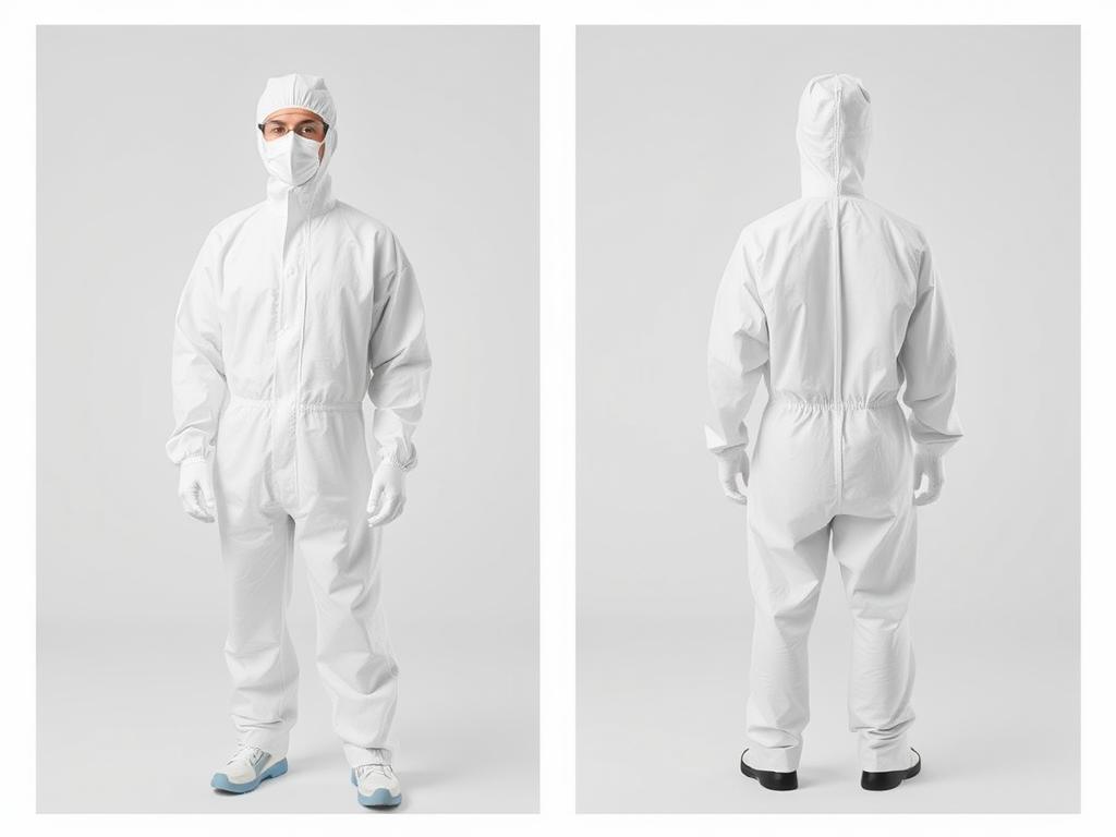 sterile disposable jumpsuitфото